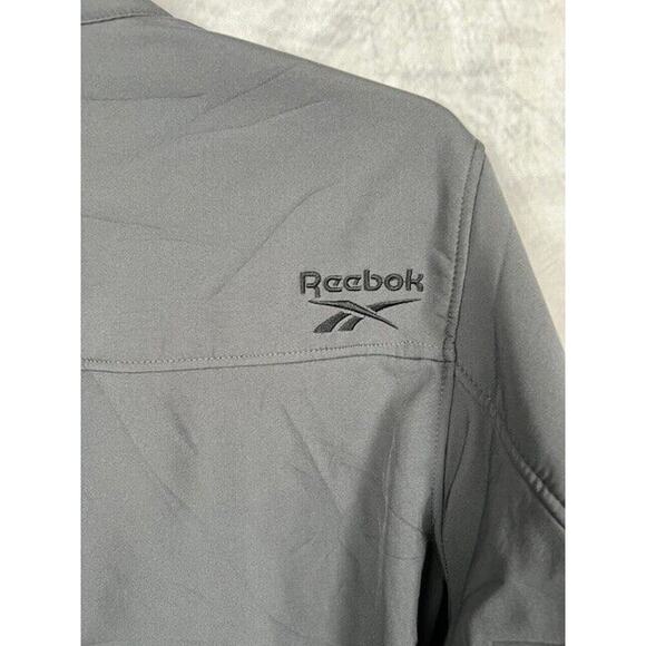 Reebok Mens Fleece Lined Outerwear Softshell 3 Outer Zip Pockets Jacket Coat 2XL - Picture 7 of 7